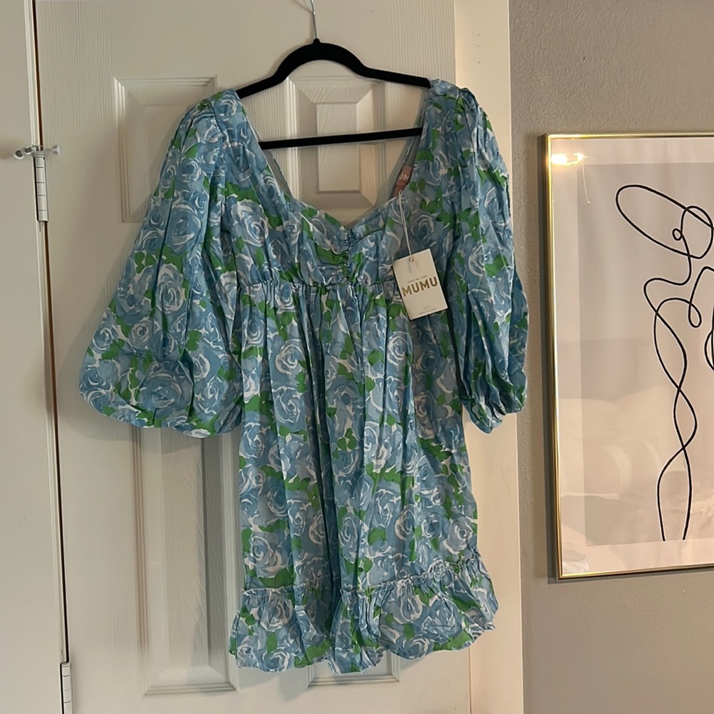 Show me your MUMU puff sleeve dress